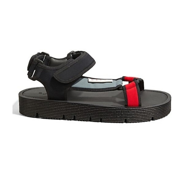 MARNI Logo Tab Touch Strap Sandals - UNISEX - Picture 2 of 8